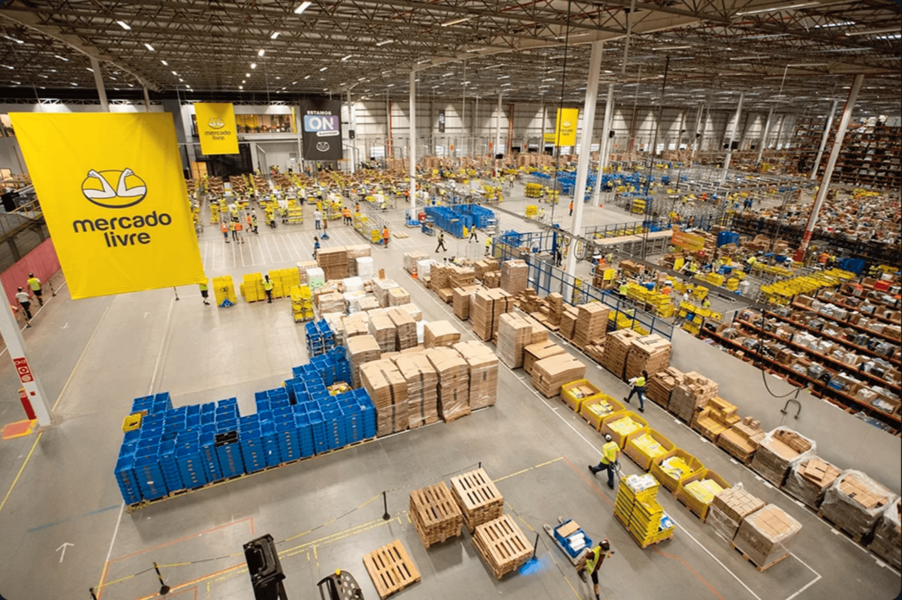 Centro de distribuição do Mercado Livre