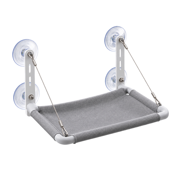 Cama suspensa para gatos com ventosas